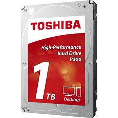 Sisäinen kiintolevy Toshiba P300 1TB 7200RPM SATA III 64MB BULK HDWD110UZSVA hinta ja tiedot | Kovalevyt | hobbyhall.fi