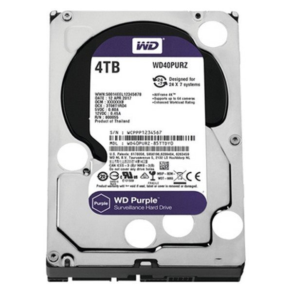 WD Purple 4TB SATA 6Gb/s CE hinta ja tiedot | Kovalevyt | hobbyhall.fi