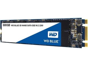 SSD-levy Western Digital 500GB SATA3 (WDS500G2B0B) hinta ja tiedot | Kovalevyt | hobbyhall.fi