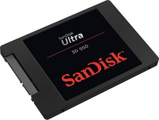 SanDisk Ultra 3D 2.5 250 GB SSD Serial ATA III hinta ja tiedot | Kovalevyt | hobbyhall.fi