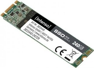 Sisäinen kiintolevy Intenso 3833440 High Performance sisäinen SSD, 240 Gt M.2 SATA III. hinta ja tiedot | Kovalevyt | hobbyhall.fi