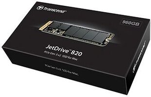 Transcend JetDrive 820 480 Gt PCie x2. (TS480GJDM820) hinta ja tiedot | Kovalevyt | hobbyhall.fi