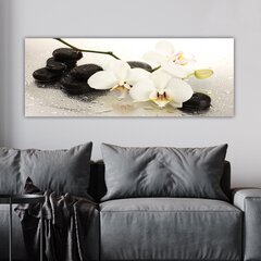 Sisustustaulu Orkidea, 30 x 80 cm hinta ja tiedot | Taulut | hobbyhall.fi