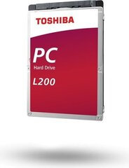 Toshiba L200 2TB SATA3 (HDWL120EZSTA) hinta ja tiedot | Toshiba Tietokoneet ja pelaaminen | hobbyhall.fi