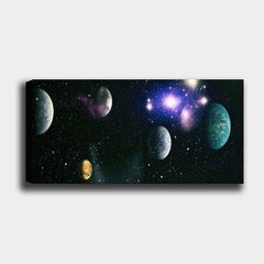 Sisustustaulu Avaruus, 30 x 80 cm hinta ja tiedot | Taulut | hobbyhall.fi