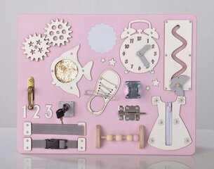 Aktiviteettilelu Montessori Pinkki hinta ja tiedot | Kehittävät lelut | hobbyhall.fi