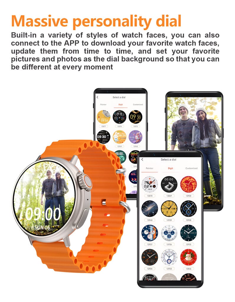 Älykello; Smartwatch LIVMAN GT88 hinta ja tiedot | Älykellot | hobbyhall.fi