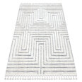 SEVILLA Z788A Labyrintti -matto, valkoinen/harmaa