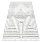 SEVILLA Z788A Labyrintti -matto, valkoinen/harmaa hinta ja tiedot | Isot matot | hobbyhall.fi