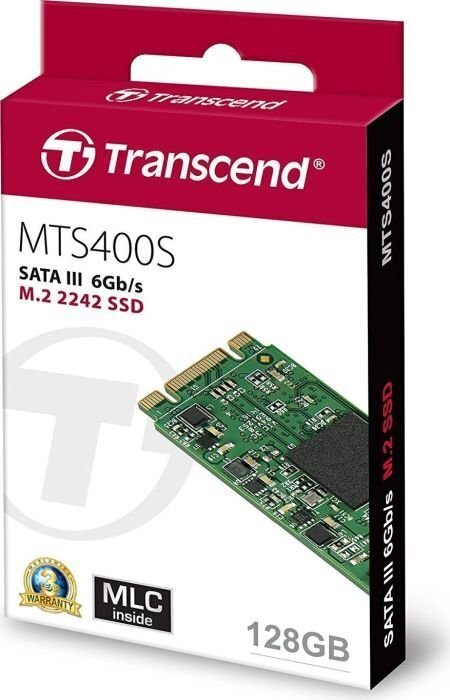 Transcend TS128GMTS400S hinta ja tiedot | Kovalevyt | hobbyhall.fi