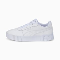 Carina 2.0 jr puma poika white 38618502 hinta ja tiedot | Lasten urheilukengät | hobbyhall.fi