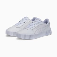 Carina 2.0 jr puma poika white 38618502 hinta ja tiedot | Lasten urheilukengät | hobbyhall.fi