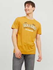 Miesten Jack & Jones t-paita 12233594*01, sinappi 5715424056537 hinta ja tiedot | Miesten T-paidat | hobbyhall.fi