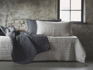 MIKA tikattu päiväpeite/huopa 150x200cm beige hinta ja tiedot | MogiHome Koti ja keittiö | hobbyhall.fi