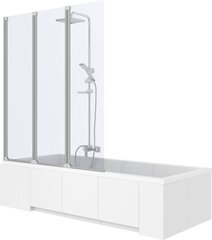 Rea Agat-3 120 taitettava kylpyhuoneseinä kaina ir informacija | Suihkuseinät ja -ovet | hobbyhall.fi
