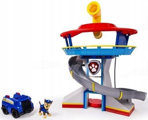 Suuri Paw Patrol (Ryhmä Hau) -pohja, jossa on Chase-hahmo ja poliisiauto hinta ja tiedot | Poikien lelut | hobbyhall.fi