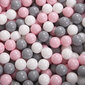Selonis neliön muotoinen leikkikynä, 900 palloa koripallo, harmaa:valkoinen/harmaa/puuteri vaaleanpunainen hinta ja tiedot | Vauvan lelut | hobbyhall.fi