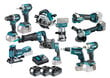 Combokit Makita DLX1114T työkalusarja hinta ja tiedot | Akkuporakoneet ja ruuvinvääntimet | hobbyhall.fi