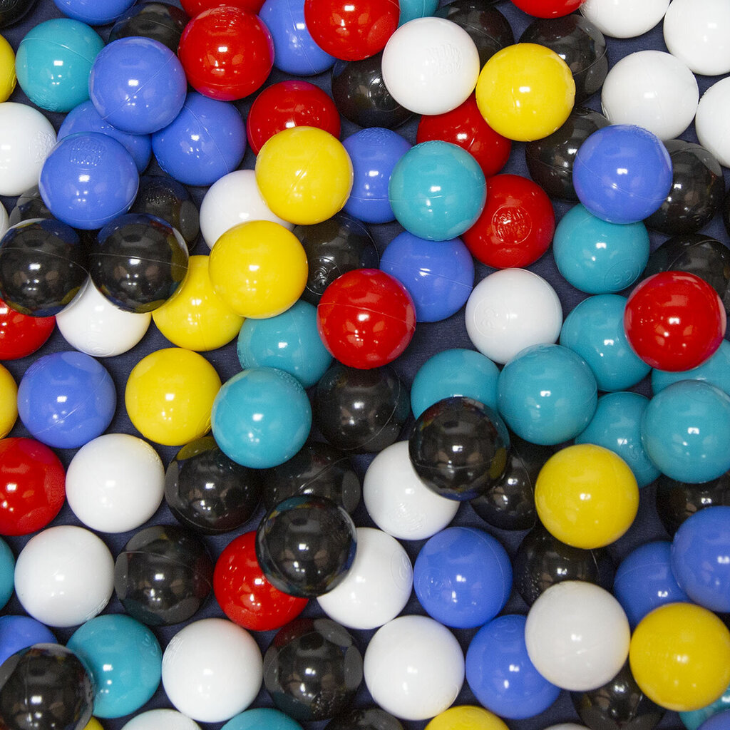 Selonis neliö pelata kynä jätetty 100 palloa koripallo, punainen:musta/valkoinen/sininen/punainen/keltainen/turkoosi hinta ja tiedot | Vauvan lelut | hobbyhall.fi