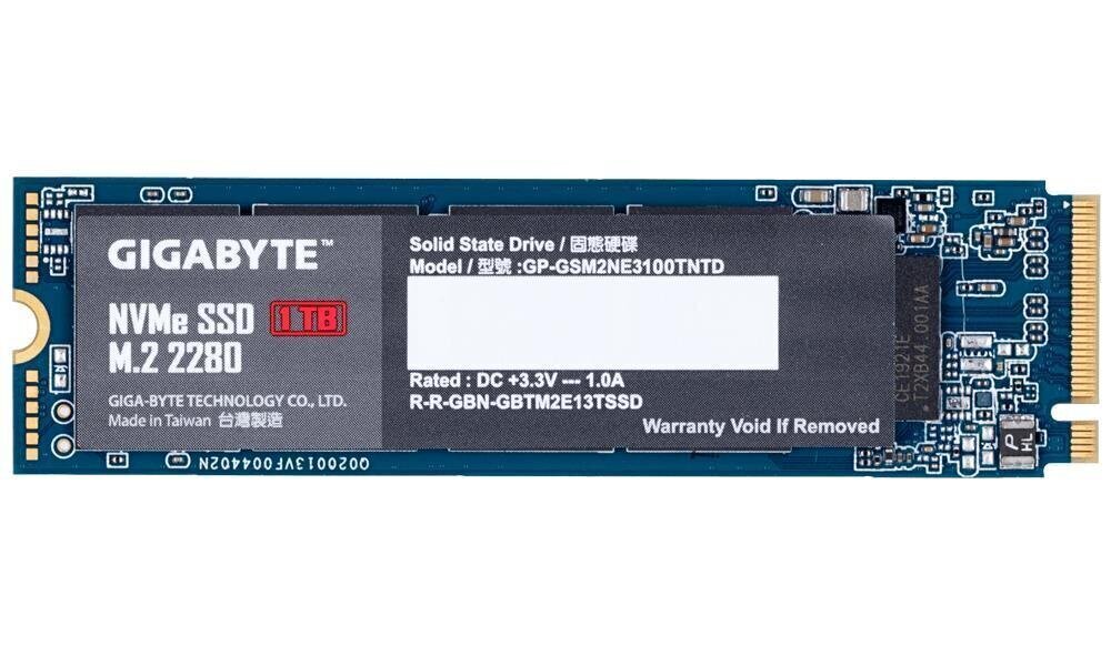 Gigabyte GP-GSM2NE3100TNTD hinta ja tiedot | Kovalevyt | hobbyhall.fi