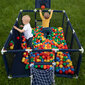 Selonis vauvan leikkikehä isokokoinen leikkipaikka 400 pallolla lapsille, tummansininen:keltainen/vihreä/sininen/punainen/oranssi hinta ja tiedot | Matkasängyt | hobbyhall.fi