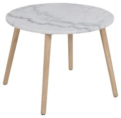 Sohvapöytä Bendt Rossi, 60x60 cm, valkoinen hinta ja tiedot | Sohvapöydät | hobbyhall.fi