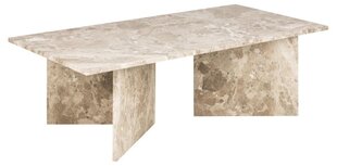 Sohvapöytä Shaunika Marble, beige hinta ja tiedot | Sohvapöydät | hobbyhall.fi