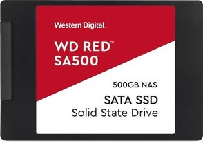 SSD WD RED 500GB 2.5" SATA WDS500G1R0A hinta ja tiedot | Kovalevyt | hobbyhall.fi