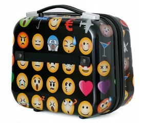 Matkakosmetiikkalaukku Emoji, 25x30x17cm hinta ja tiedot | Matkalaukut ja -kassit | hobbyhall.fi