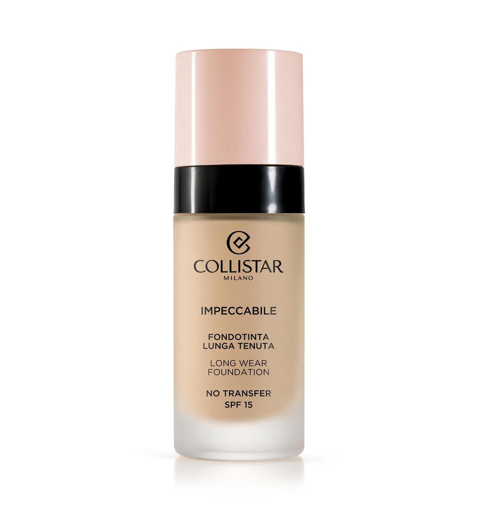 Collistar Impeccabile SPF 15 meikkivoide, 2G Golden Beige, 30 ml hinta ja tiedot | Meikkivoiteet ja puuterit | hobbyhall.fi