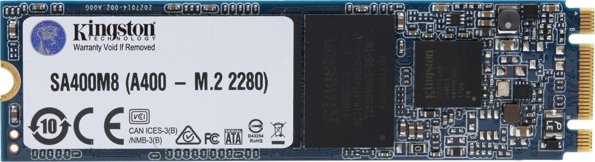 Kingston SA400M8/480G hinta ja tiedot | Kovalevyt | hobbyhall.fi