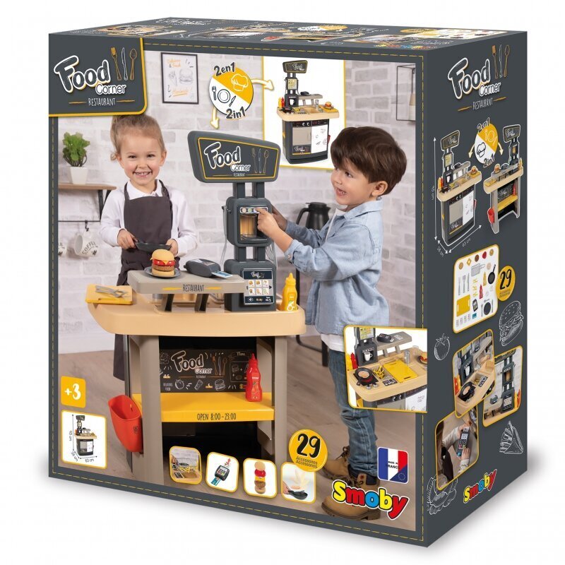 Kids Chef's Bar tarvikkeineen, Smoby hinta ja tiedot | Tyttöjen lelut | hobbyhall.fi