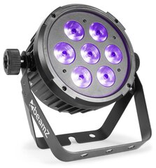 BeamZ BT280 LED Flat Par 7x10W 6-in-1 RGBAW-UV hinta ja tiedot | Juhlakoristeet | hobbyhall.fi