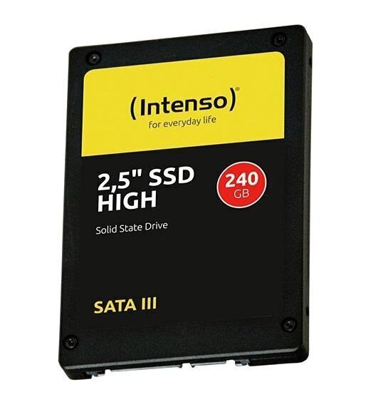 INTENSO (3813440) 2,5" SSD SATA III High 240GB hinta ja tiedot | Kovalevyt | hobbyhall.fi