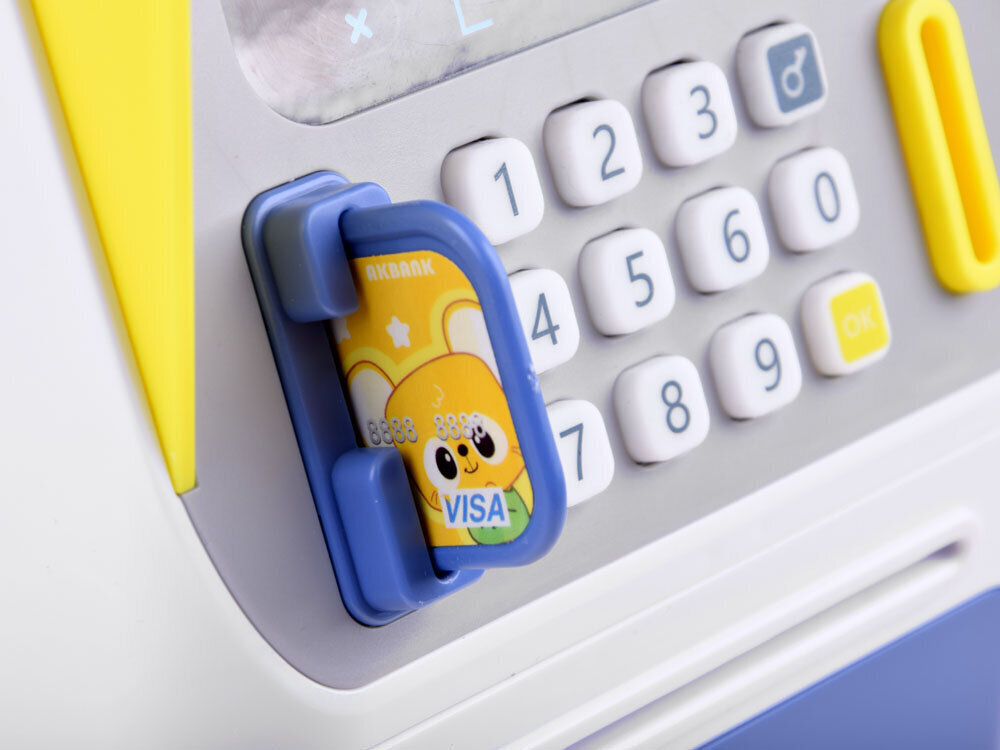 Lasten säästöpankki - pankkiautomaatti, sininen hinta ja tiedot | Kehittävät lelut | hobbyhall.fi