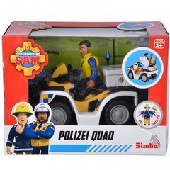 Palomies Samin poliisin mönkijä ja Malcolm-hahmo, Simba hinta ja tiedot | Poikien lelut | hobbyhall.fi