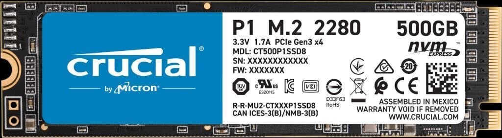 Crucial CT2000P1SSD8 hinta ja tiedot | Kovalevyt | hobbyhall.fi