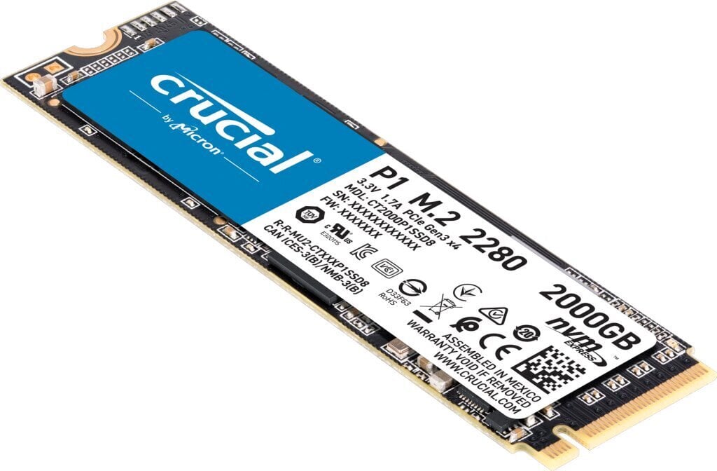 Crucial CT2000P1SSD8 hinta ja tiedot | Kovalevyt | hobbyhall.fi