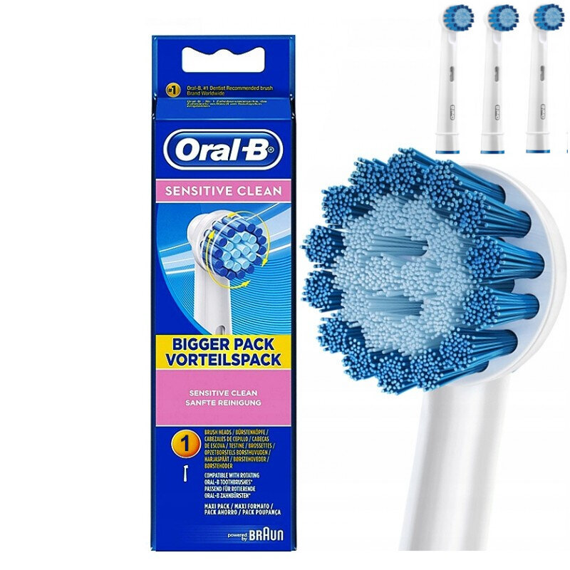 Oral-B Sensitive Clean, 4 kpl hinta ja tiedot | Sähköhammasharjan vaihtoharjat | hobbyhall.fi