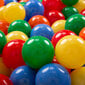 KiddyMoon 50 ∅ 7cm/2.75in pehmeät muoviset leikkipallot , keltainen/vihreä/sininen/punainen/oranssi. hinta ja tiedot | Vauvan lelut | hobbyhall.fi