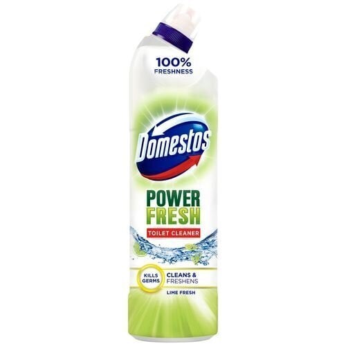 Domestos Total Hygiene WC-puhdistusaine Lime, 700ml, 6 paketin sarja