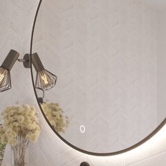 Valaistu peili Divissi L, 80x80 cm hinta ja tiedot | Kylpyhuonepeilit | hobbyhall.fi