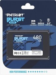 Patriot PBE480GS25SSDR hinta ja tiedot | Kovalevyt | hobbyhall.fi