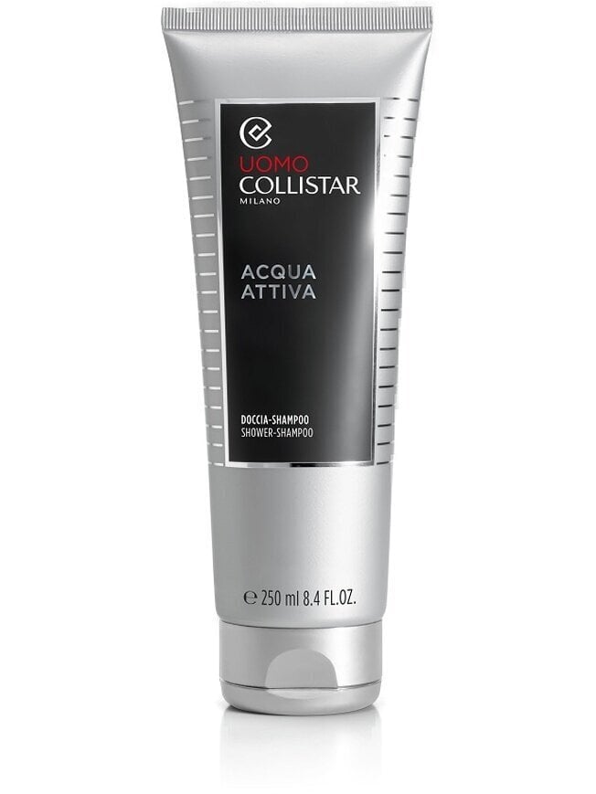 Collistar Acqua Attiva suihkugeeli-shampoo miehille, 250 ml hinta ja tiedot | Suihkusaippuat ja suihkugeelit | hobbyhall.fi