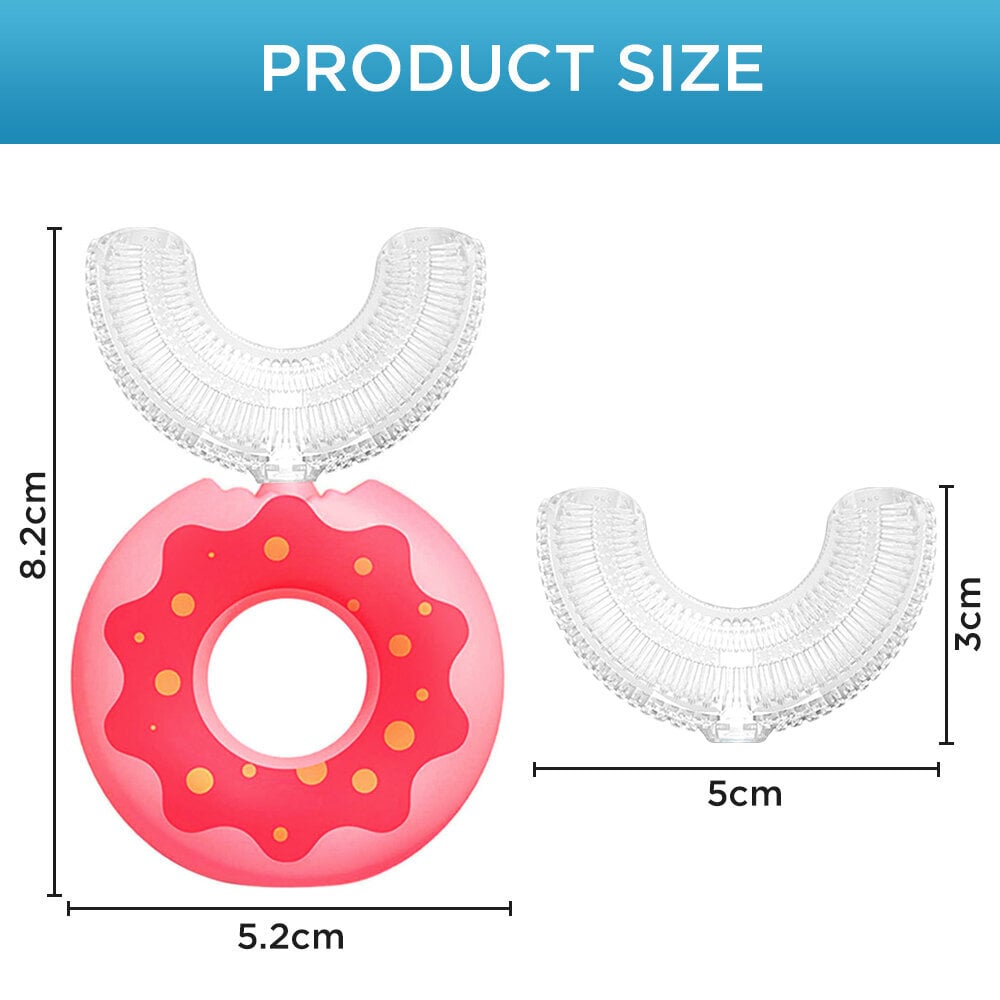 U-muotoinen hammasharja lapsille, punainen hinta ja tiedot | Suuhygienia | hobbyhall.fi