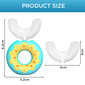 U-muotoinen lasten hammasharja, silikonia, alle 12-vuotiaat lapset, keltainen hinta ja tiedot | Suuhygienia | hobbyhall.fi