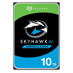 Kiintolevy Seagate Skyhawk AI 3.5" 10TB SATA 6GB/s hinta ja tiedot | Kovalevyt | hobbyhall.fi