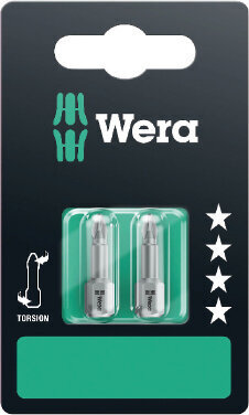 Wera 851/1 Vääntökärjet PH 1 x 25mm 2kpl hinta ja tiedot | Käsityökalut | hobbyhall.fi