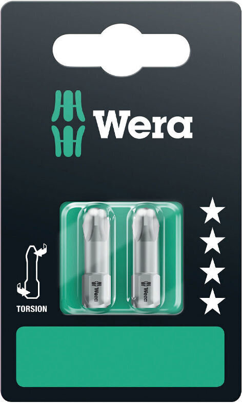 Wera 851/1 Vääntöterät PH 3 x 25mm 2kpl hinta ja tiedot | Käsityökalut | hobbyhall.fi