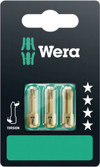 Wera 855/1 TH Vääntöterät PZ 1 + PZ 2 + PZ 3 x 25mm 2kpl hinta ja tiedot | Käsityökalut | hobbyhall.fi